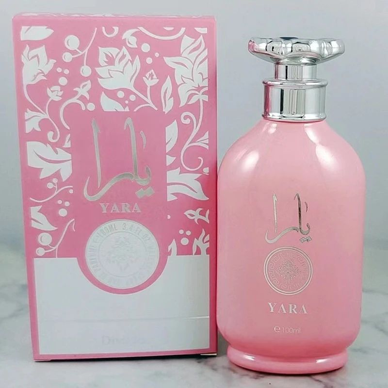Perfume 100ml Fragrância Árabe Dubai Arábia Oriente Médio Lattafa YARA Perfumes Árabes Masculino Feminino Duradouro