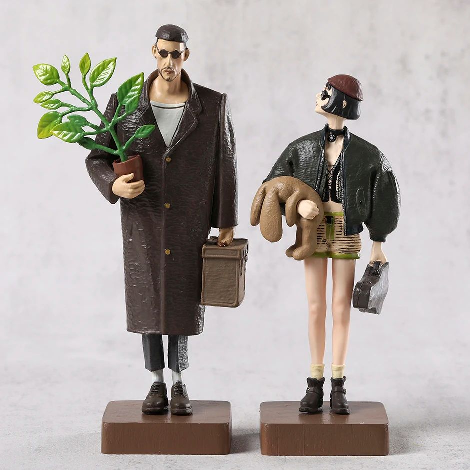 Pacote com 2 Bonecos Colecionáveis Leon e Mathilda - The Professional - 14-16cm