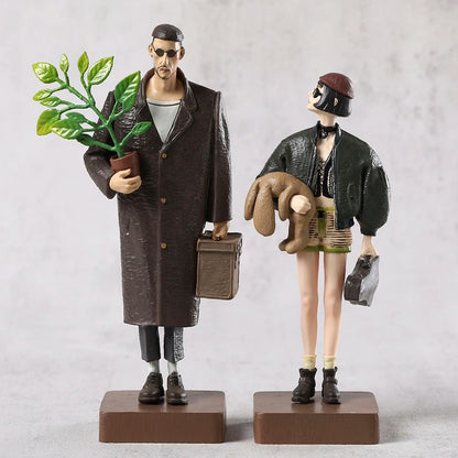 Pacote com 2 Bonecos Colecionáveis Leon e Mathilda - The Professional - 14-16cm