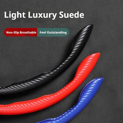 Car Suede Steering Wheel Cover Breathable For Haval H6 Jolion Dargo Chulian M6 H9 H4 H2 H3 H7 H8 F7 F7X C50 2022