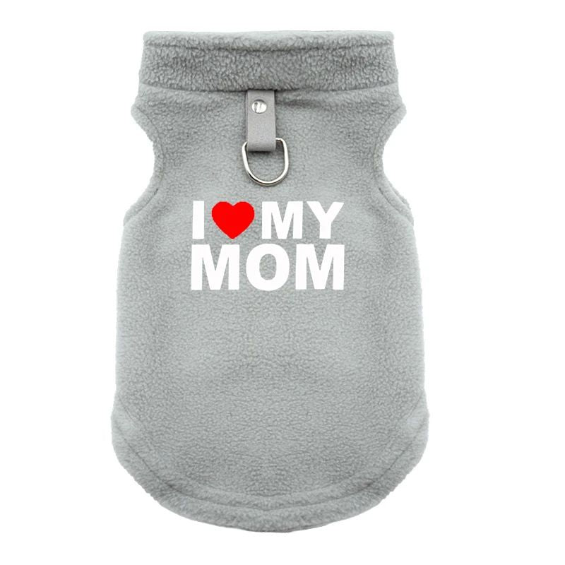 Jaqueta de Inverno para Cães, Roupas de Estimação Corta-vento para Cães Pequenos, Fantasia de Gato, Colete de Cachorro com Anel em D, Roupas para Chihuahua Pug