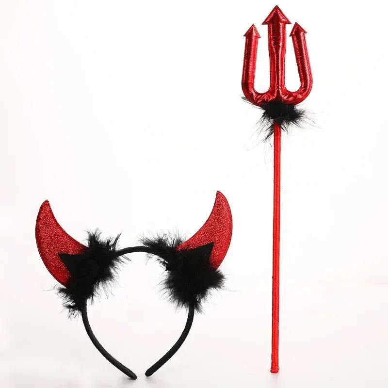 Kids Girls Cosplay Gothic Dark Ghost Bride Witch Vampire Halloween Costume Red Black Tutu Dress Wig Veil Kits Trick or Treat
