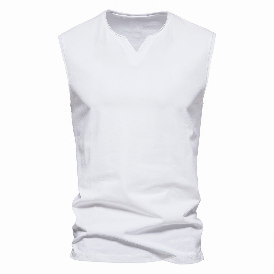 Men's Workout Tank Tops Athletic Training Gym Shirts Vest Cotton Sleeveless T-Shirt