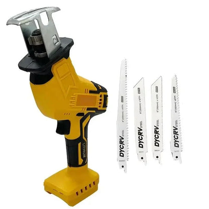 Serra Sabre Sem Fio 2800RPM 20V Serra Elétrica Sem Escovas Multifuncional para Cortar Metal Madeira Tubos Ferramenta Elétrica Compatível com Dewalt