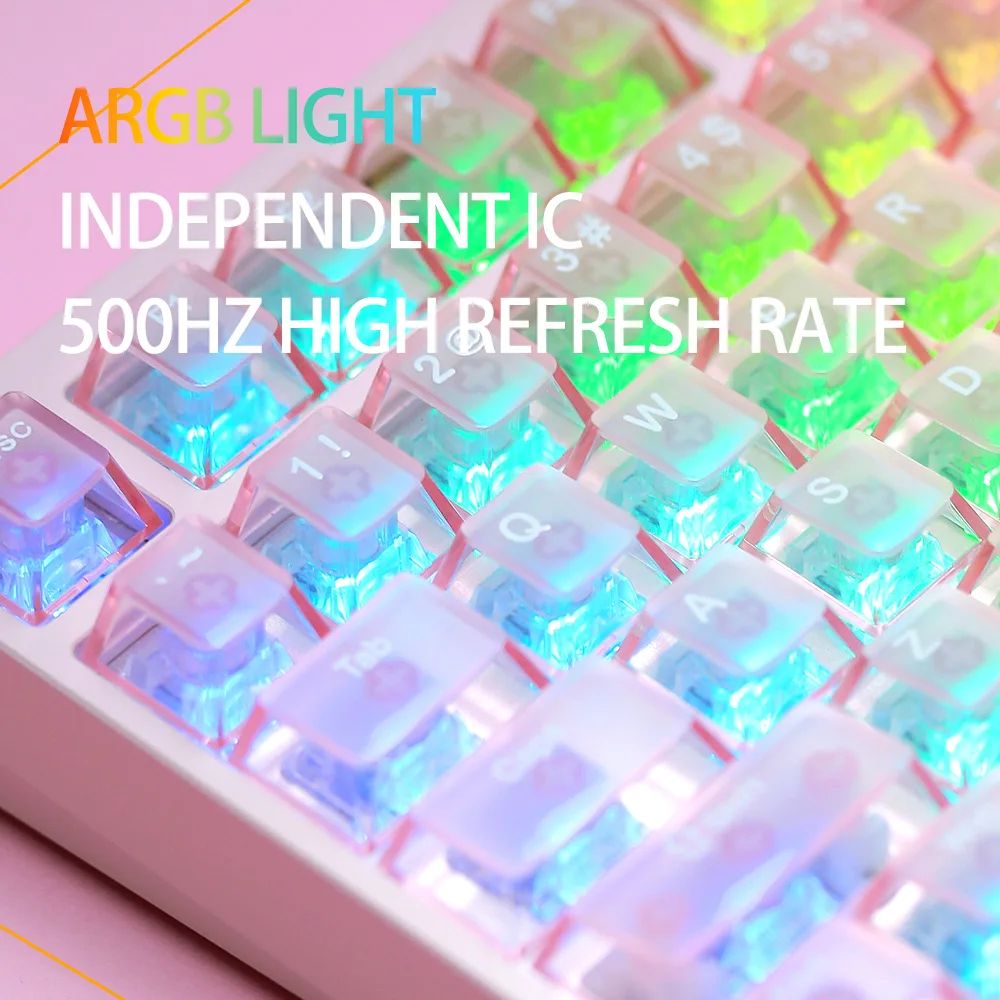 Teclado Gamer IROK MG75 PRO MAX 8K com Switch Magnético Acionamento Rápido de 0,005mm RT Teclado Mecânico com Hot Swap/SOCD/À Prova D'Água