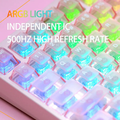 Teclado Gamer IROK MG75 PRO MAX 8K com Switch Magnético Acionamento Rápido de 0,005mm RT Teclado Mecânico com Hot Swap/SOCD/À Prova D'Água