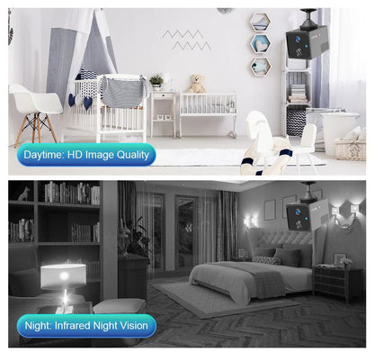 LS VISION Ubox CCTV Camera 4MP 4G Sim Card Or Wifi Home Surveillance Camera Intercom Radar Detection  Mini Baby Security Cam 2K