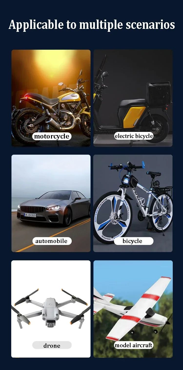 Wireless Remote LED Strobe Light 8 Colors USB Rechargeable Car Motorcycle Bike Aircraft Warning Anti-collision Flashing Lamp