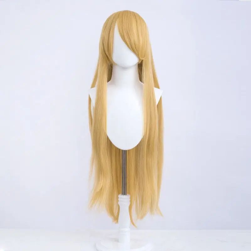100cm Long Straight Cosplay Wig Anime Compatible Universal Omopinenet Heat Resistant Synthetic Hair Wigs + Wig Cap