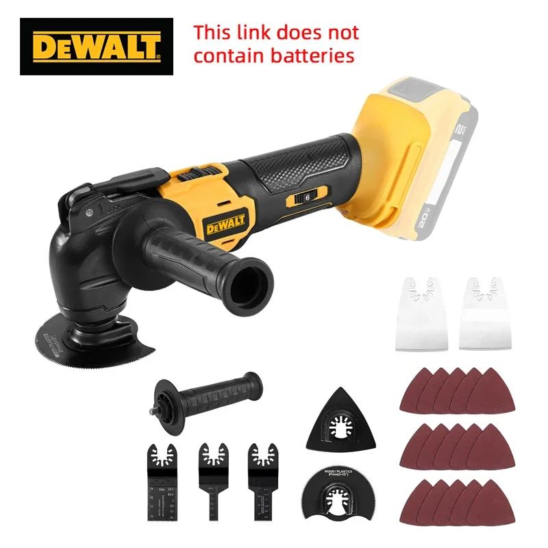 Ferramenta Multifuncional Oscilante DeWalt Fast Release Sem Escova Ferramenta Elétrica de Retificação, Lixador Elétrico, Ferramenta Compatível com Bateria 20V