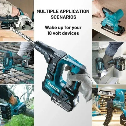 Bateria recarregável Makita 18V 6.0Ah 100% original, para baterias de ferramentas elétricas Makita BL1830 BL1830B BL1840 BL1840B BL1850 BL1850B