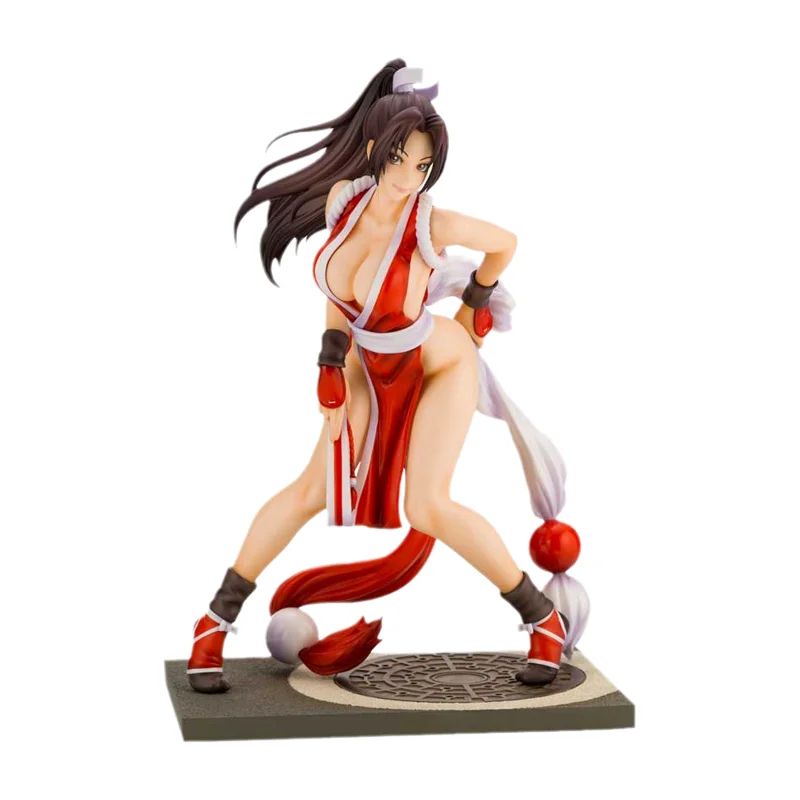 KOTOBUKIYA Original The King of Fighters '98 Jogo Anime SNK Mai Shiranui Boneco de Ação Brinquedos para Crianças Presente Modelo Colecionável