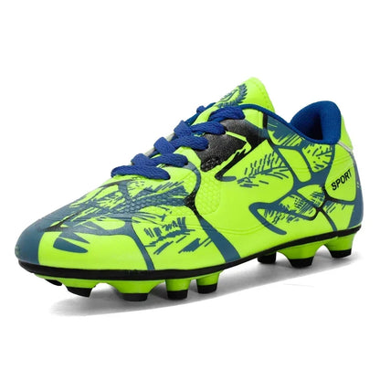 New Men Kids Soccer Shoes Cleats Ultralight Non-Slip Grass Adult Professional Football Boots Boys Training Shoes Drop Shipping