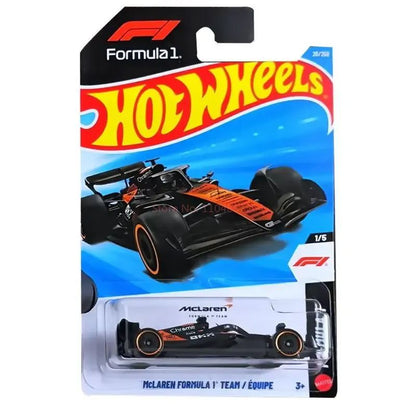 2026 D Novo Genuíno Hot Wheels Carro de Liga F1 McLaren Ferrari Optimus Prime Bugatti Brinquedo Modelo de Carro Enfeite Presentes de Aniversário para Meninos