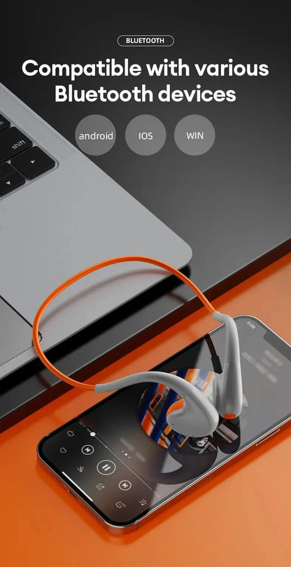 Original Lenovo X7 Air Conduction Headphone Wireless Bluetooth 5.3 Earphones Bone Conduction Sports Headset Outdoor EarHook Mic