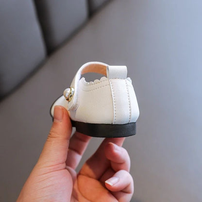 Classic Girls Fashion Princess Shoes New Patchwork Toddler Casual Shoes Spring Autumn Children Versatile Kids Walking Flat Shoes