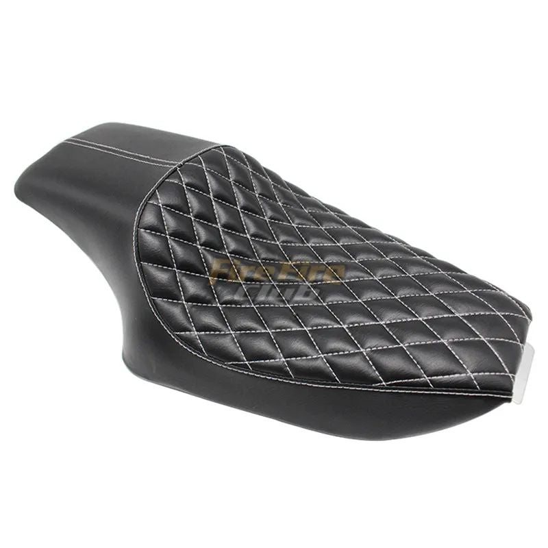 Banco de Couro PU para Motocicleta, Assento Dianteiro e Traseiro para Piloto e Passageiro Harley Sportster XL iron 883 1200 48 Forty-eight 2004-2016