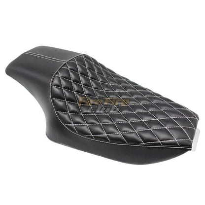 Banco de Couro PU para Motocicleta, Assento Dianteiro e Traseiro para Piloto e Passageiro Harley Sportster XL iron 883 1200 48 Forty-eight 2004-2016