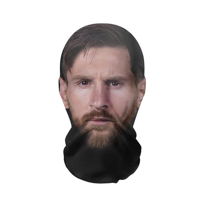 Summer 3D Printed Kanye Mask Stretch Mesh Full Face Mask Men and Women Role Play Headdress Hip Hop Fashion Balaclava Headdress