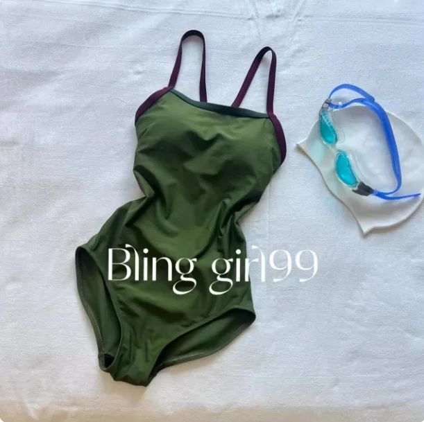 Bikini Set Speed Competition Swimsuit White Enhancing Professional Sport Double Layer with Chest Pad New Summer Style