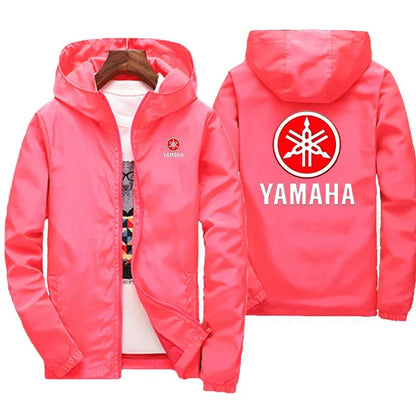 Yamaha Men's Thin Breathable Racing Motorcycle Outdoor Jacket Summer Sunscreen Leisure Windbreaker Coat for Lady