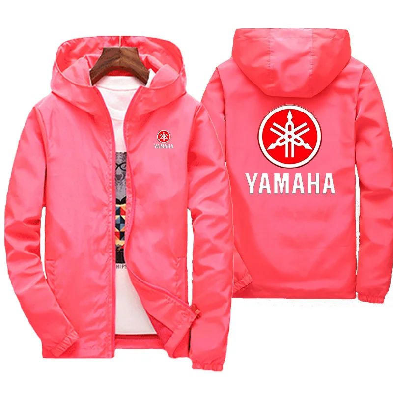 Yamaha Men's Thin Breathable Racing Motorcycle Outdoor Jacket Summer Sunscreen Leisure Windbreaker Coat for Lady