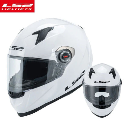 Capacete de motocicleta LS2 FF358 Capacete integral LS2 Draze para homens e mulheres Capacete de corrida de moto com casco de ABS Cascos Para Moto Aprovado pela ECE