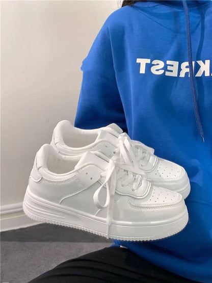 Tennis Sneakers Woman Spring Autumn Sports Board Shoes Fashion Comfort Colorful Casual Academy Style Little White Shoes Female