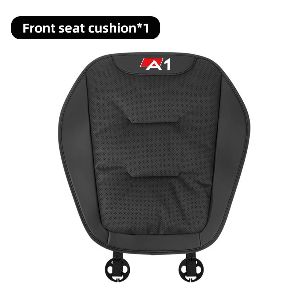 Leather Car Seat Cover Universal Four Seasons Car Front/Rear Seat Cushion for  Audi A1 A3 A4 A5 A6 A7 A8 Car Chair Protector Pad