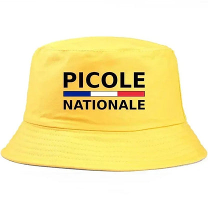 Summer Picole Nationale Bob Man Reversible Bucket Hat Women Cotton Fisherman Cap Unisex Outdoor Sport Sun Activities Panama