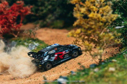 Pré-venda Tarmac Works 1:64 Rally1 GR YARIS HYBRID Rally Letônia 2024 Vencedor Coleção de Modelos de Carros Die-Cast Miniatura