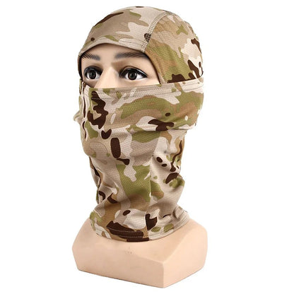 Camouflage Balaclava Full Face Mask Wargame CP Hat Hunting Bicycle Cycling Bandana Neck Gaiter