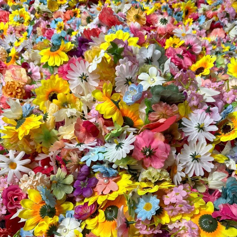 20Pcs Artificial Floating flower Curtain Wedding Couple Photo  Decorations DIY Floral Design Craft Supplies Home Party Decor
