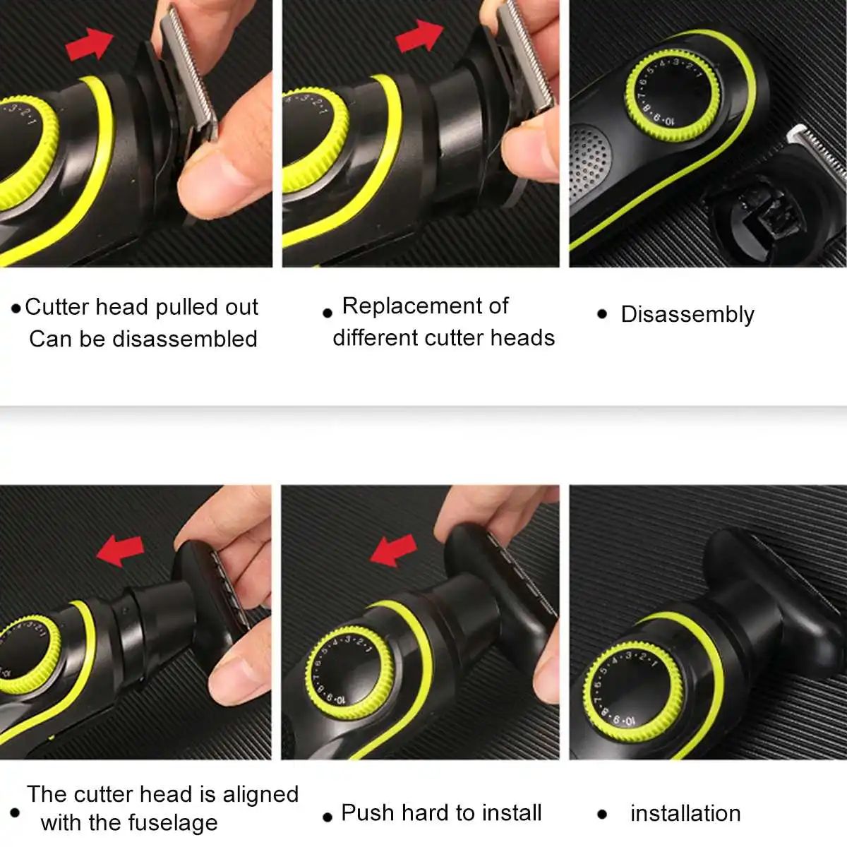 Kemei Electric Hair Clipper Multifunctional Men's Trimmer Electric Shaver Men's Razor Nose Trimmer KM-696 Hair Clipper