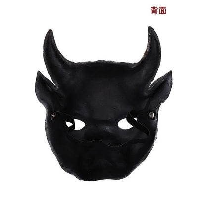 PU Foam 3D Realistic Animal Cow Head Mask Carnival Easter Party Performance Prop Half Face  Halloween Mask Cosplay Mask