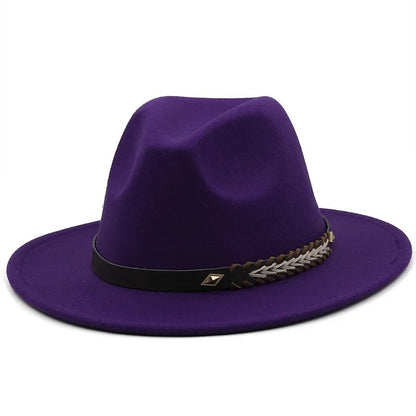 2025 Mulheres Homens Chapéu Panamá Fedora Aba Larga Proteção Solar Clássico Unissex Moda Chapéu Top para Festa Casamento Igreja