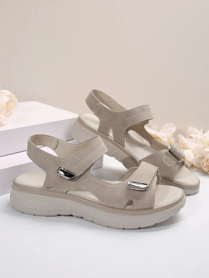 2024 Women Summer Wedges Non-slip Beach Open Toe Breathable Sandals Sport Style Shoes