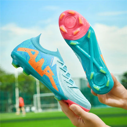New Men Soccer Shoes Adult Non-Slip Boys Adult Futsal Sport Football Boots Grass Cleats Indoor Ultralight Turf Comfortable
