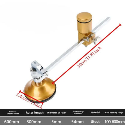 Cortador de Vidro Profissional Bússola Circular Ferramenta de Corte de Diamante para Azulejos de Porcelana e Cerâmica