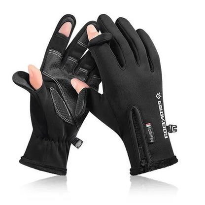 Luvas de Ciclismo Masculinas Touch Screen Impermeáveis de Inverno para Bicicleta, Luvas para Motoqueiro à Prova de Vento, para Patinete, Motocicleta, Esqui e Bicicleta, Térmicas para Ambientes Externos