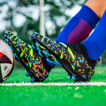 New Men TF/FG Soccer Shoes Society Original Grass Training Professional Cleats Football Boot Low Cut Top Quality Sneakers Casual