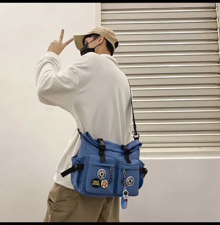 Japanese Harajuku School Bags for Teenage Girls Casual Fashion Crossbody Bag New Trendy Shoulder Bag Student Backpack Hand Bags