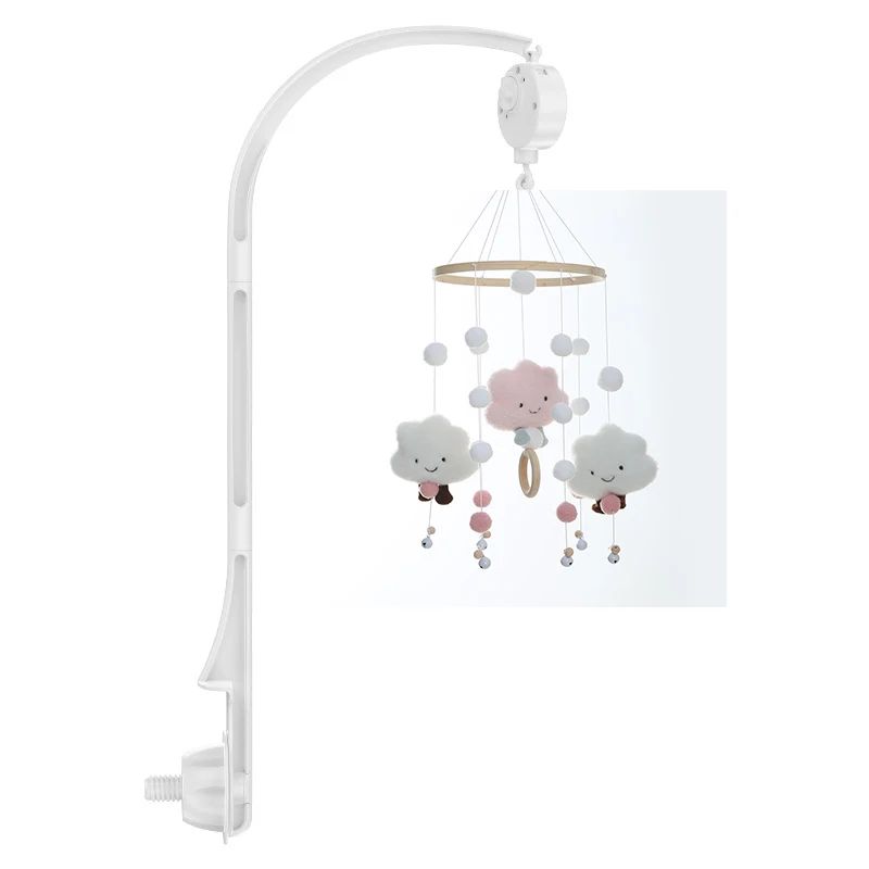 Baby Mobile Rattles Toys Baby Toys 0-12 Months Carousel Crib Holder Baby Mobile To Bed Bed Bell Mom Handmade Toys for Newborns