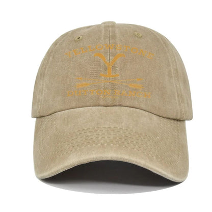 YELLOWSTONE Dutton Ranch Boné de Beisebol Ajustável Chapéu de Sol Primavera Outono Boné de Beisebol Esportivo Hip Hop Bonés Ajustados Chapéus para Homens e Mulheres