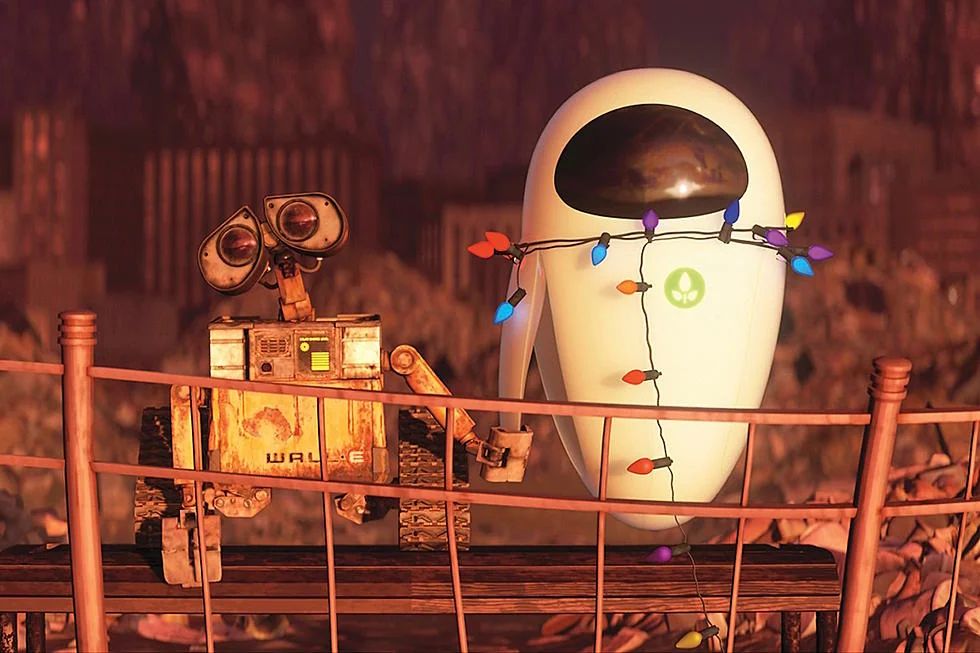 Disney Original Thinkway Toys WALL E Robô EVE Transformável Boneco de Ação Brinquedo Modelo Presente de Natal Infantil para Coleção de Crianças