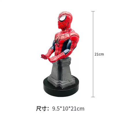 New Avengers Anime Homem-Aranha Venom Ps5 Xbox Suporte de Exposição Base Deadpool Action Figure Brinquedos Celular Ps4 Suporte Modelo Boneca