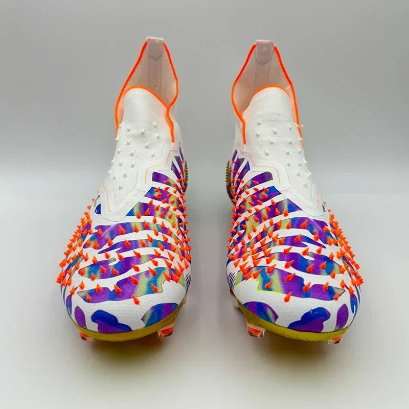 New Men Football Field Boots Professional Original Soccer Shoes Resistant Unisex Comfortable Ankle Cleats Football Shoes Outdoor