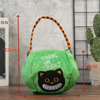 Kids Romper Costume Pumpkin Halloween Cosplay Party Boys Girls Stage Performance With Bags Holiday Clothing