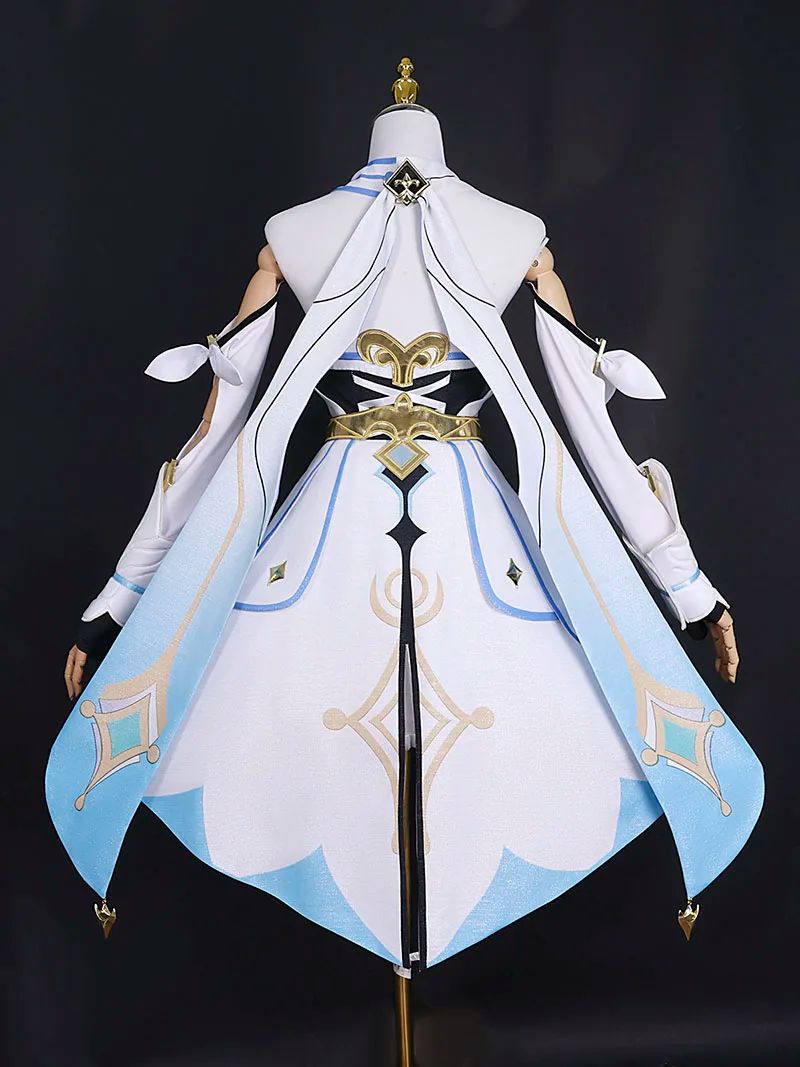 High Qualiy Lumine Cosplay Costume Wig Hair Game Impact Character Traveler for Women Cosplay Anime Events Role Play Dress