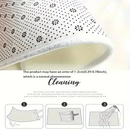 Christmas Creative Circular Carpet Green Frog Printed Carpet Suitable for Living Room Bedroom Coffee Table Carpet Decoration